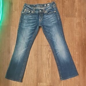 Miss Me Dark Blue Flare Jeans